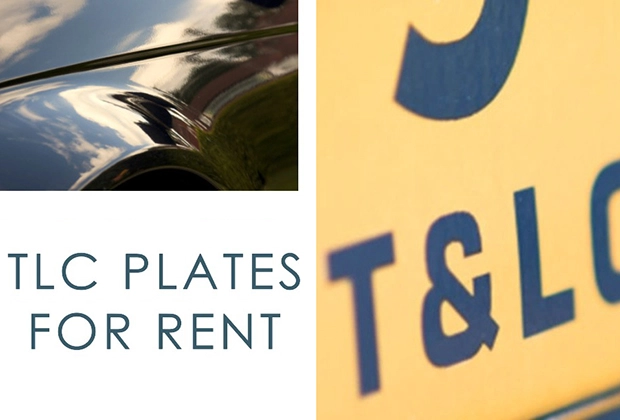 TLC PLATES RENTAL AVAILABLE